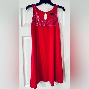 Hot pink sequin minidress